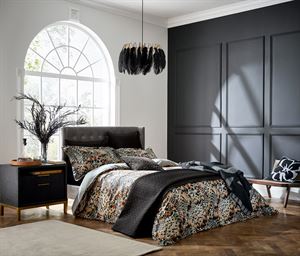 TED BAKER FEATHERS BEDDING COLLECTION - BLACK