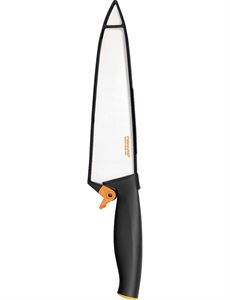 FISKARS FUNCTIONAL FORM COOK'S KNIFE LARGE WITH SHEATH 20CM